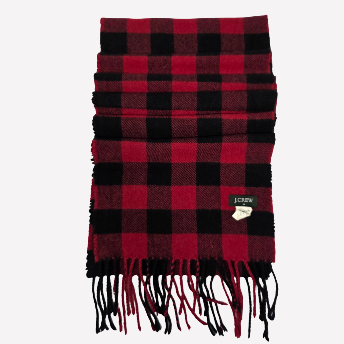 J.Crew punase-musta ruuduline sall J.Crew punase-musta ruuduline sall - Pilt 1